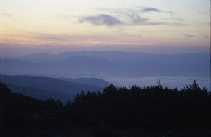 Blick vom Berg