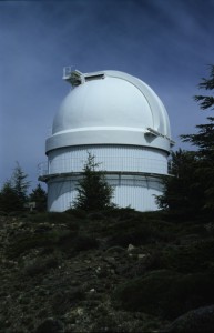 Kuppel des Schmidt Teleskops