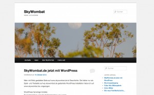 skywombat.de mit WordPress