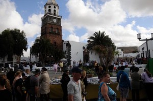 Teguise - Marktplatz am Markttag