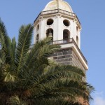Teguise - Kirchturm mit Palme