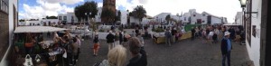 Panorama Marktplatz Teguise